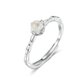 Кольца с лунным камнем, кольца из стерлингового серебра 925 пробы, ювелирные изделия, женские украшения с лунным камнем, оптом, 2020